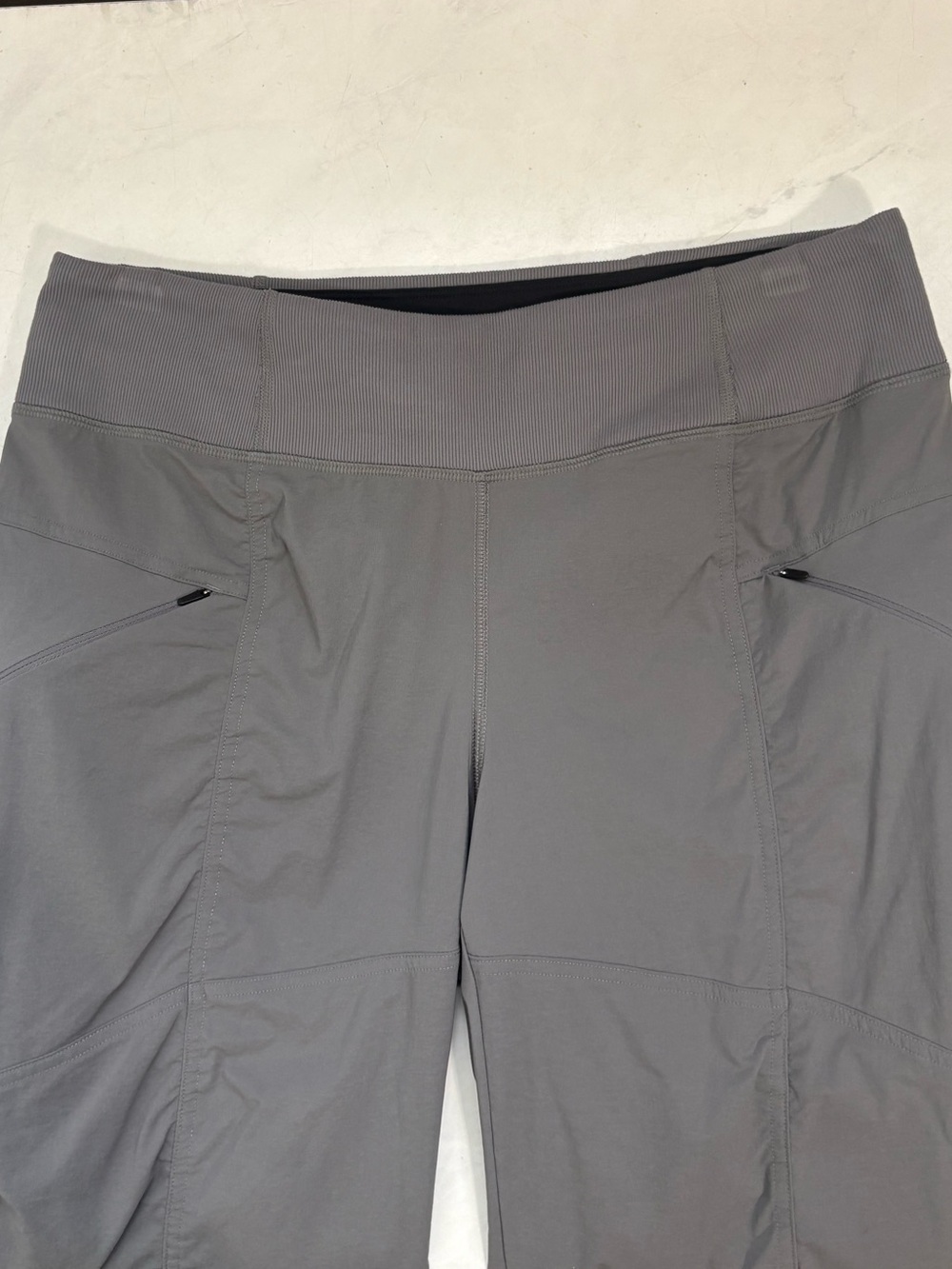 Prana Women’s Medium Gray Koen Joggers Outdoor Athletic Travel Hiking Nylon - Picture 3 of 7